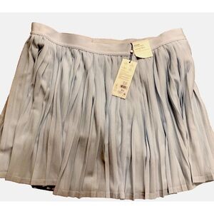 NWT Calia Skort Pleats Mesh High-Rise XXL Sea Blue Court Athletic Tennis $88 NEW